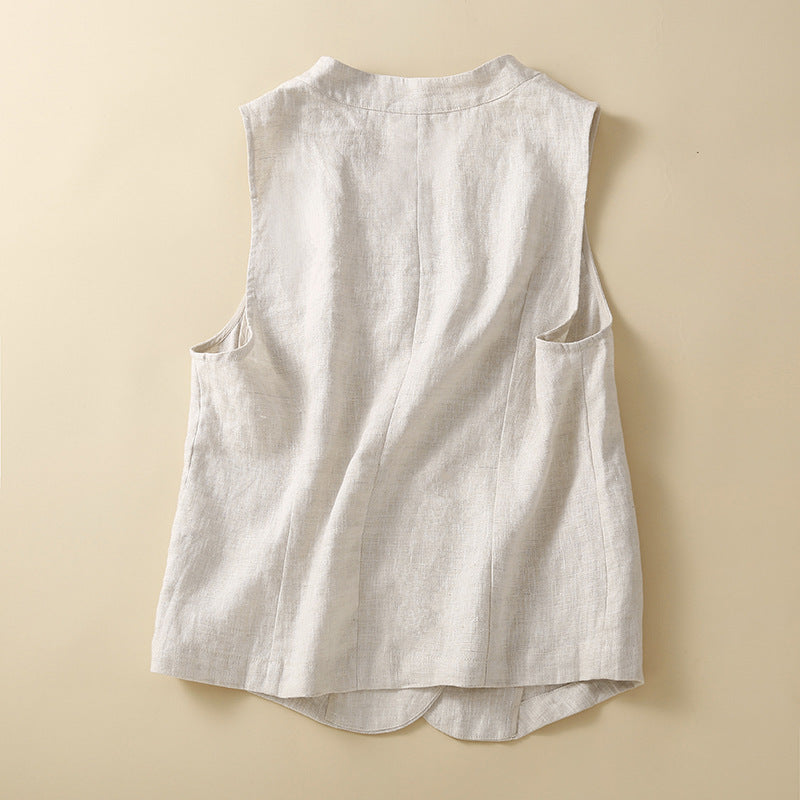 ÉLARA LINEN VEST