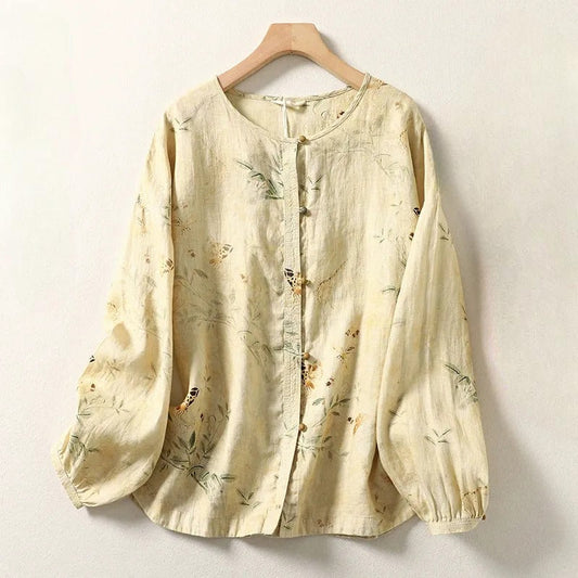 SOFIA LINEN BLOUSE