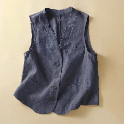 ÉLARA LINEN VEST