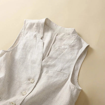 ÉLARA LINEN VEST